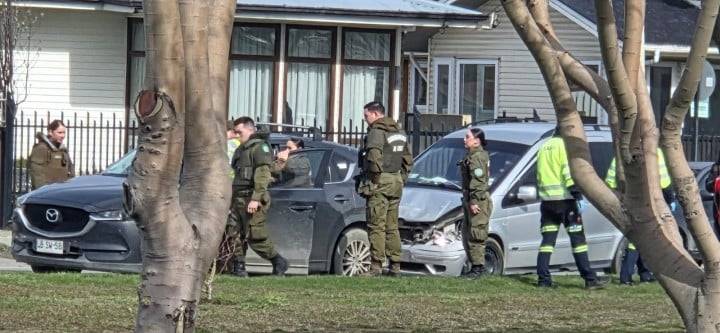 Colisión por alcance dejó dos personas lesionadas en Avenida España