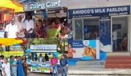 ANIIDCO Launches Milk Carts at Marina Park, Bathubasti; Opens New Milk Parlour at Swaraj Dweep