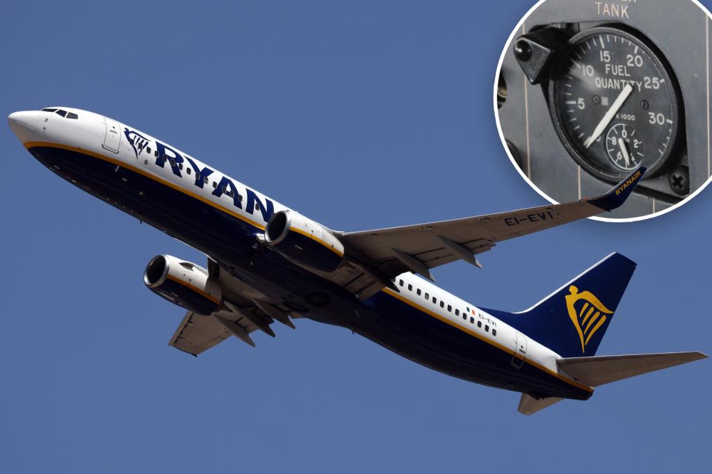 Passengers panic as Ryanair plane minutes away from fuel exhaustion