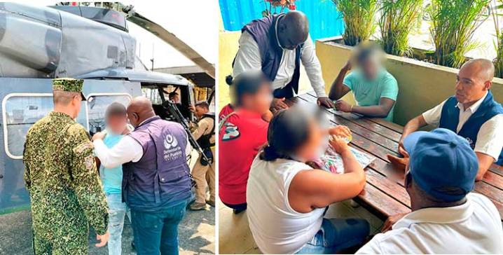 Rescatan a dos personas que habían sido secuestradas en Litoral de San Juan, Chocó
