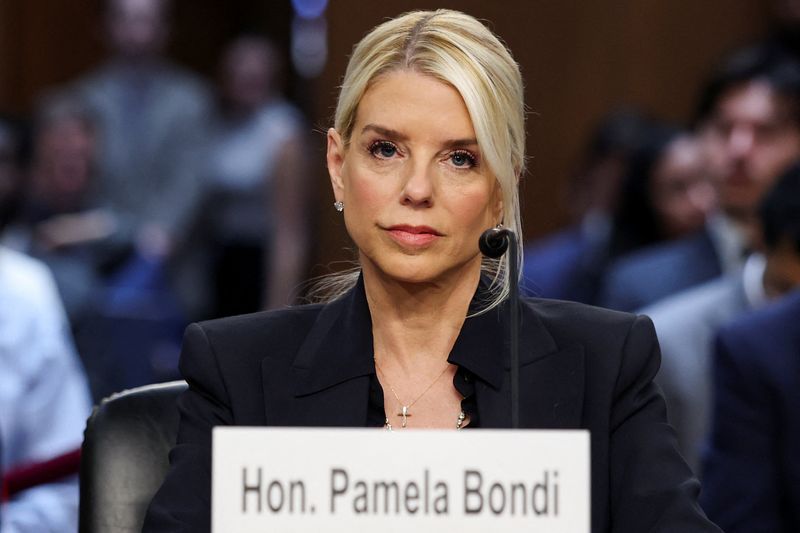 Bondi says DOJ ending 'weaponization of justice' as it pursues Trump critics
