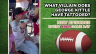 NFL Trivia: What villain character does George Kittle have tattooed?