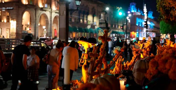 Desde este miércoles cerrarán avenida Madero por celebraciones de Día de Muertos en Morelia