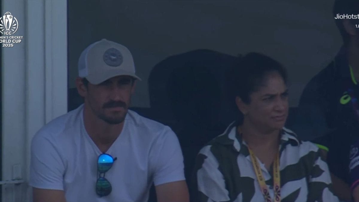 Mitchell Starc Spotted At DY Patil Stadium As Alyssa Healy & Co. Take On India