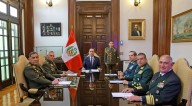 Jerí se reunió con FF.AA. y PNP para planificar lucha contra crimen