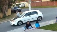 ‘Idiotic and reckless’ driver charged after allegedly driving with person on car bonnet