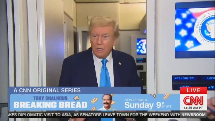 Trump Praises Reporters For Being ‘So Well Behaved’ During Photo Op
