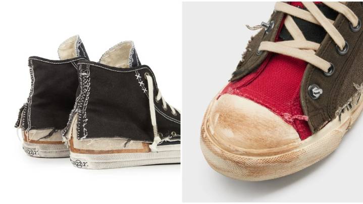 Maison Margiela $1,050 'Loved to Death' Distressed Sneakers Available