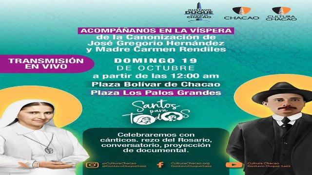Chacao se prepara para la Vigilia y celebración de la canonización de José Gregorio Hernández y Madre Carmen Rendiles