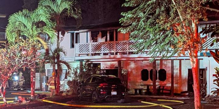 Fire crews called to Hilo’s Wild Ginger Inn to battle structural fire