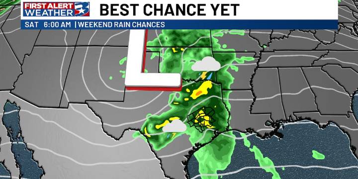 Widespread rain and storms arrive to end the workweek