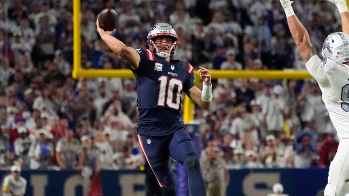 Patriots QB Drake Maye earns signature win vs. Josh Allen, Bills