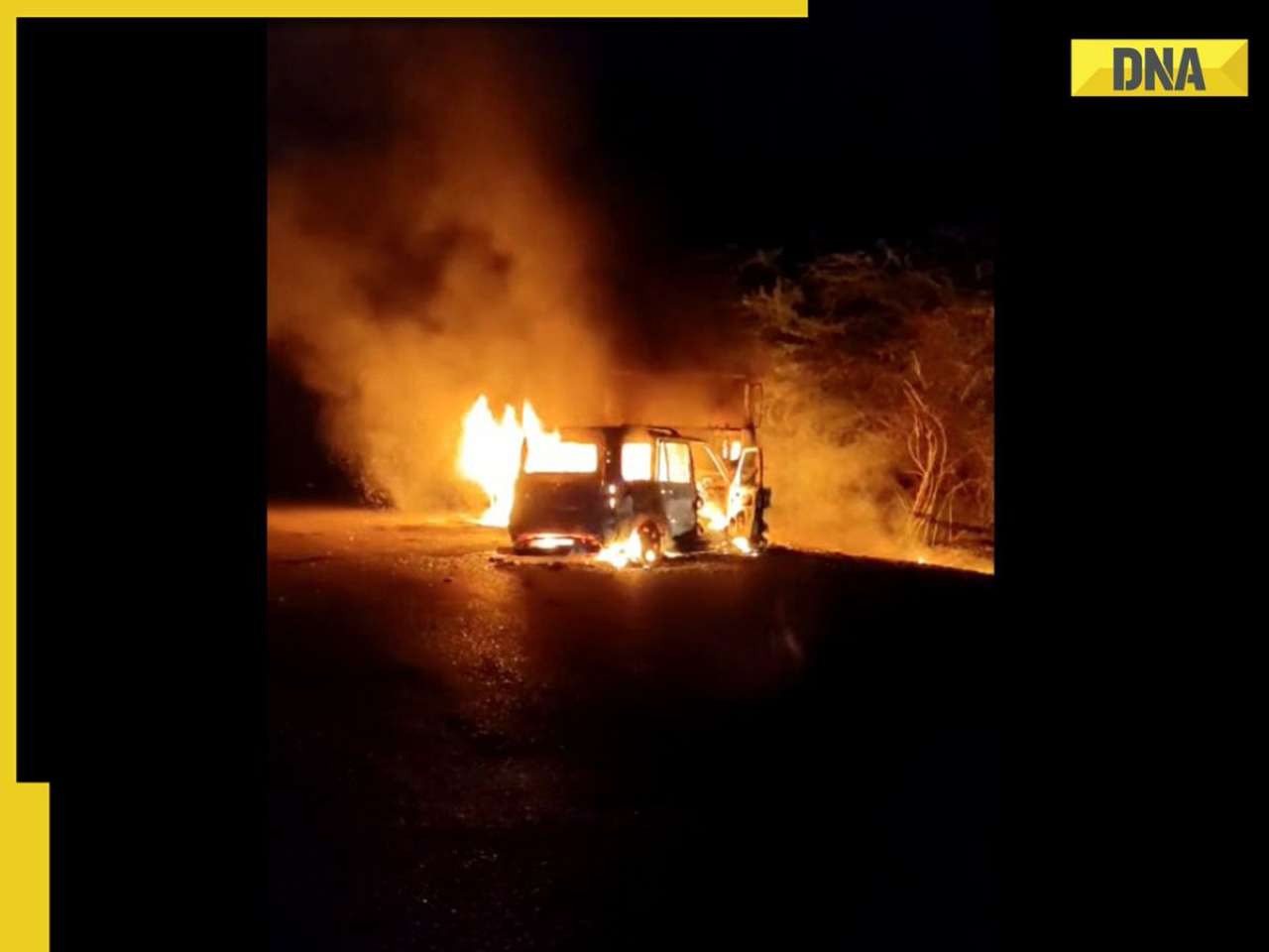 After Jaisalmer bus fire accident, four friends burnt alive in Rajasthan...