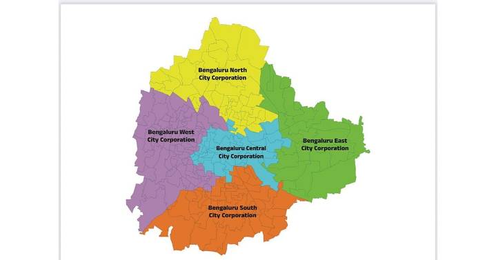 Bengaluru List of Assembly segments in the five new corporations