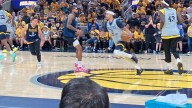 Obi Toppin leads Blue team to win in Pacers' Fan Jam event