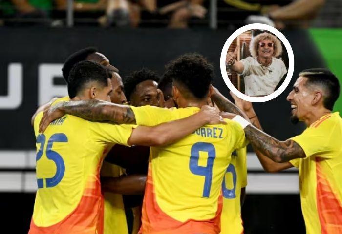 El Pibe Valderrama eligió a sus tres figuras en la goleada de la Selección Colombia a México