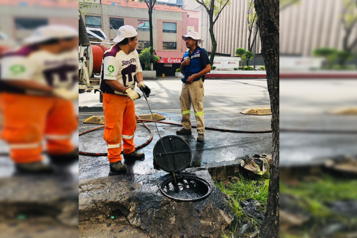 Unen Alcaldía Cuauhtémoc y comerciantes fuerzas en jornada de limpieza
