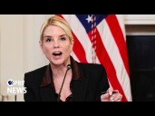 WATCH LIVE: Bondi holds news briefing amid criticism she is prosecuting Trump's enemies