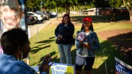 See voters and candidates at the polls on primary election day