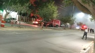 Lo que complicó el incendio originado al lado del resto “Chinga Tu Madre”