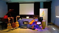 Valeria Arata gestionó la entrega de instrumentos musicales para la ES N°18 y el Conservatorio