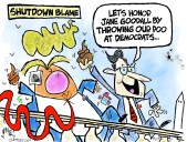 Cartoon: Shutdown poo