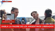 Madre de los argentinos liberados por Hamas: "Están muy bien de salud"
