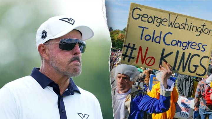 Phil Mickelson mocks No Kings Day movement in viral social media post