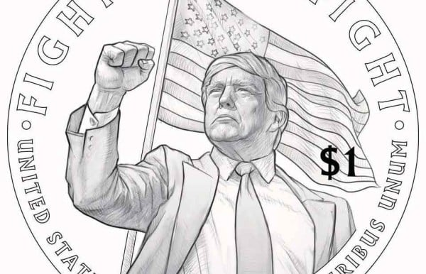 Acuñaría EU una moneda con la cara de Trump