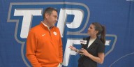 Clemson women's basketball coach Shawn Poppie talks 1-on-1 with Palmetto Sports' Caroline Soro