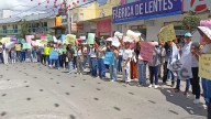 Docentes y administrativos del Tecnológico de Texmelucan exigen a las autoridades resolución al conflicto