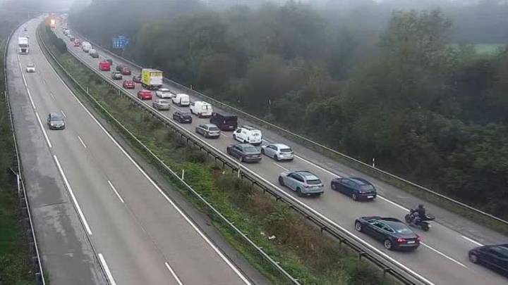 Un accidente en la "Y" genera retenciones de más de tres kilómetros