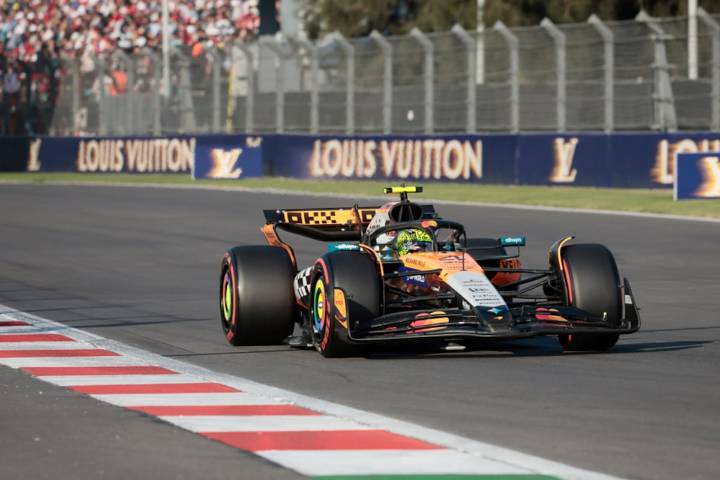 Lando Norris lidera el último ensayo del GP de México