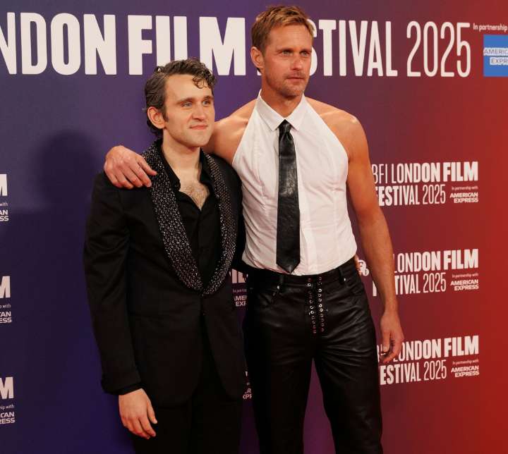 Cele|bitchy | “Alexander Skarsgard’s ‘Pillion’ premiere pics went viral” links