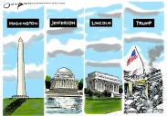White House demolition, ‘No Kings’ response: Editorial cartoons for Oct. 26, 2025