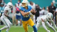 Justin Herbert backs up Jim Harbaugh's lofty praise in rallying depleted Chargers to victory