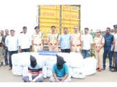 Ganja smuggling racket busted in Telangana