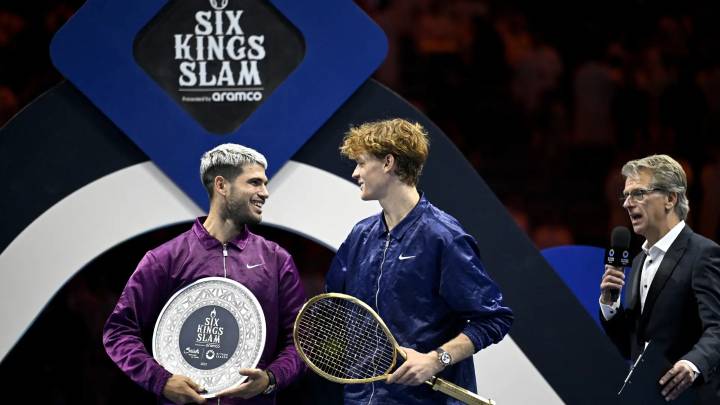 Sinner no da opción a Alcaraz y se impone en la final del lucrativo 'Six Kings Slam
