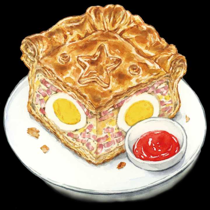 Bacon and egg pie, the perfect throw-it-together, please-the