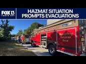 Hazmat incident forces evacuations in Tampa neighborhood