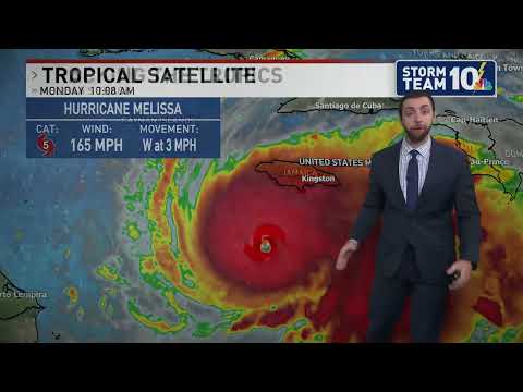 Hurricane Melissa, with 165 mph winds, threatens catastrophic damage to Jamaica