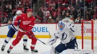 Overtime again unkind to Lightning on the road, this time vs. Red Wings