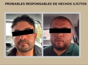 Con arma y vehículos, detienen a dos extorsionadores cuando exigían pago