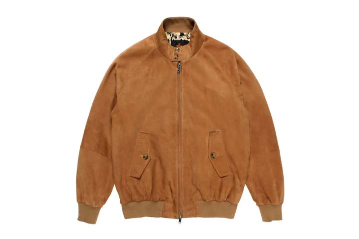 WACKO MARIA and BARACUTA Reimagine the G9 Harrington in Luxe Suede