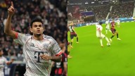 Impresionante: así se ve una asistencia perfecta de Luis Díaz desde la cámara del árbitro