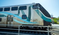 8 injured when incoming Metrolink train hits parked train at Union Station Los Angeles