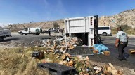 Accidente con camión de cerveza provoca caos en Saltillo