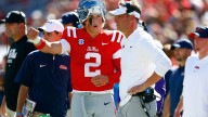Jaxson Dart’s Ole Miss coach Lane Kiffin was fired up before Giants vs. Saints