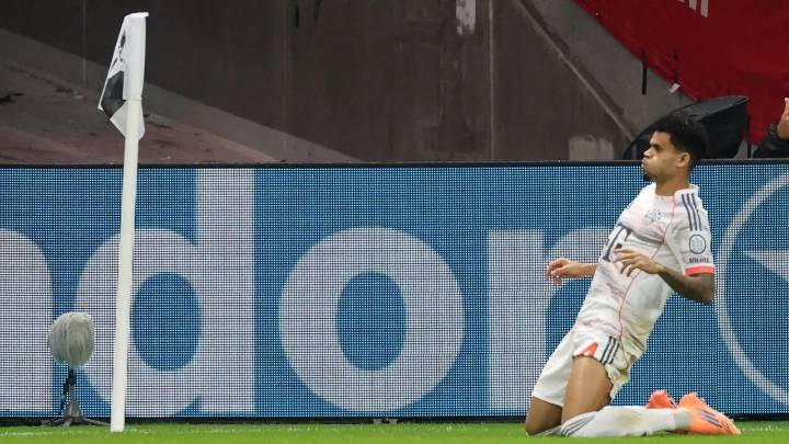 Luis Díaz y un golazo imparable; doblete en Bayern Múnich contra Eintracht Frankfurt