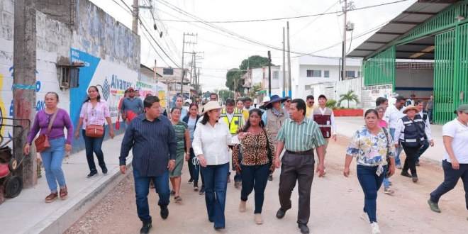 Supervisa Yolanda Osuna avance en obras que llevarán agua potable a más de 100 mil habitantes